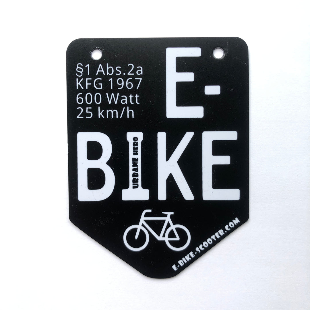 elektrofahrrad mit nummernschild E-Bike Kennzeichen – Urbane Heroes