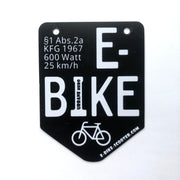 E-Bike Kennzeichen