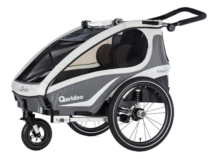quindoo fahrradanhänger Upgrade Qeridoo Kinderradanhänger-Set "Kidgoo" – Urbane Heroes
