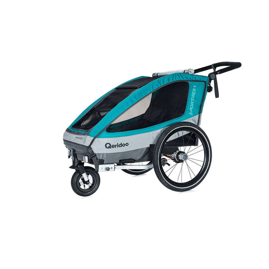qeridoo fahrradanhänger sportrex 2 limited edition ocean blue Upgrade Qeridoo-Set "Sportrex" – Urbane Heroes